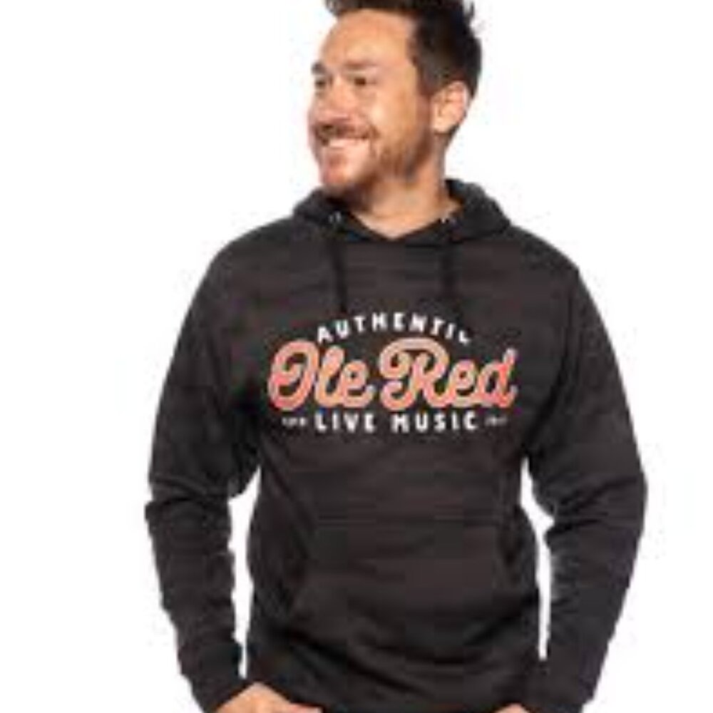 Ole Red Black Camo Hoodie Men size M